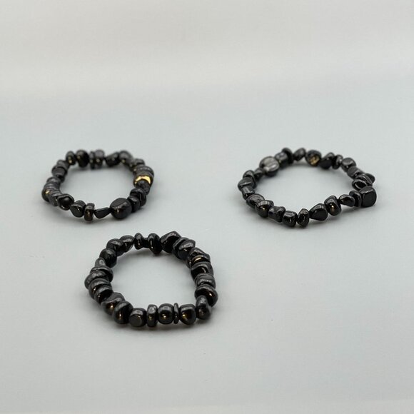 Authentic Shungite Elastic Bracelet - Picture 5 of 5